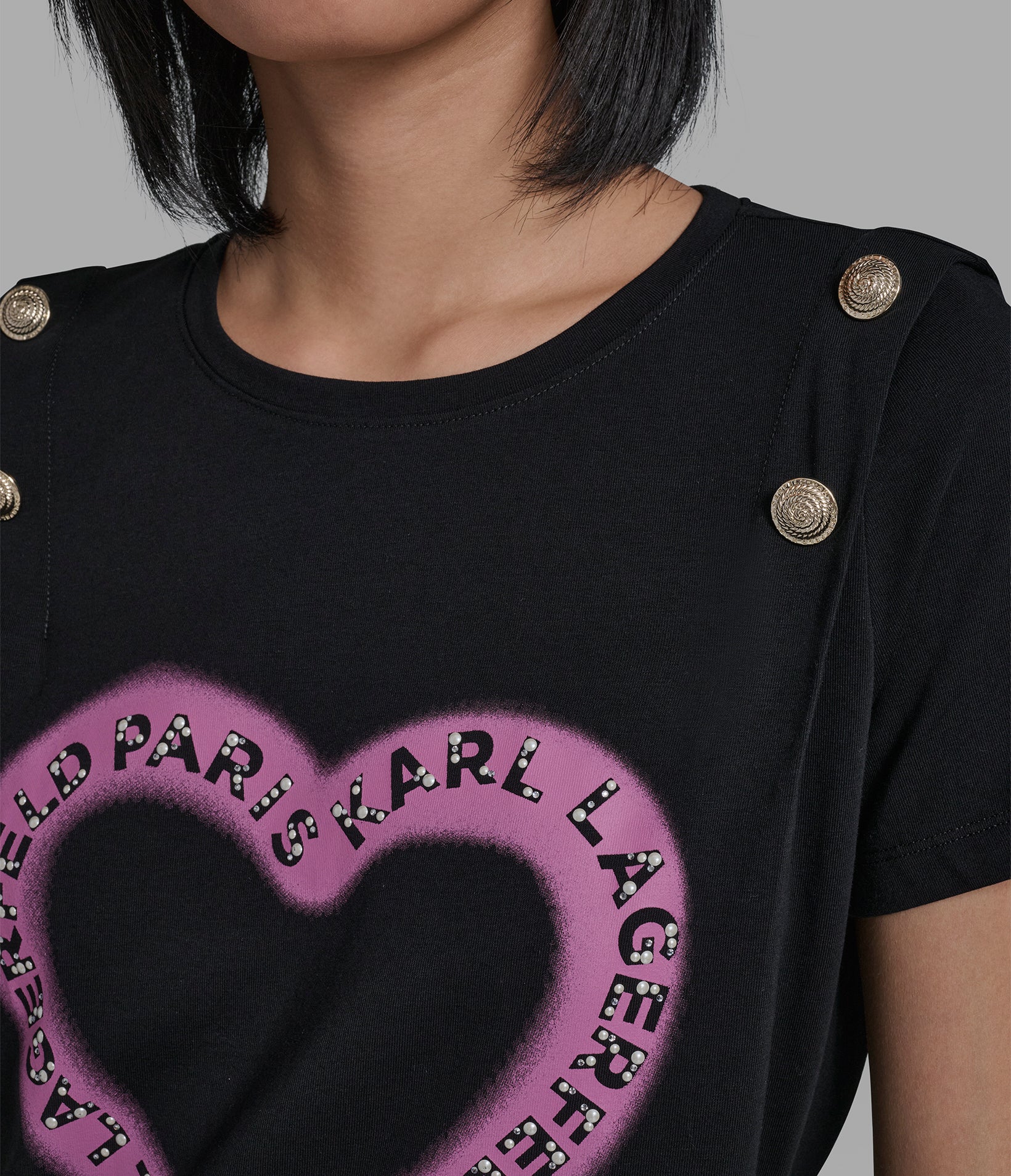 PEARL HEART T-SHIRT DRESS VIEW 6 | New Women's Clothing