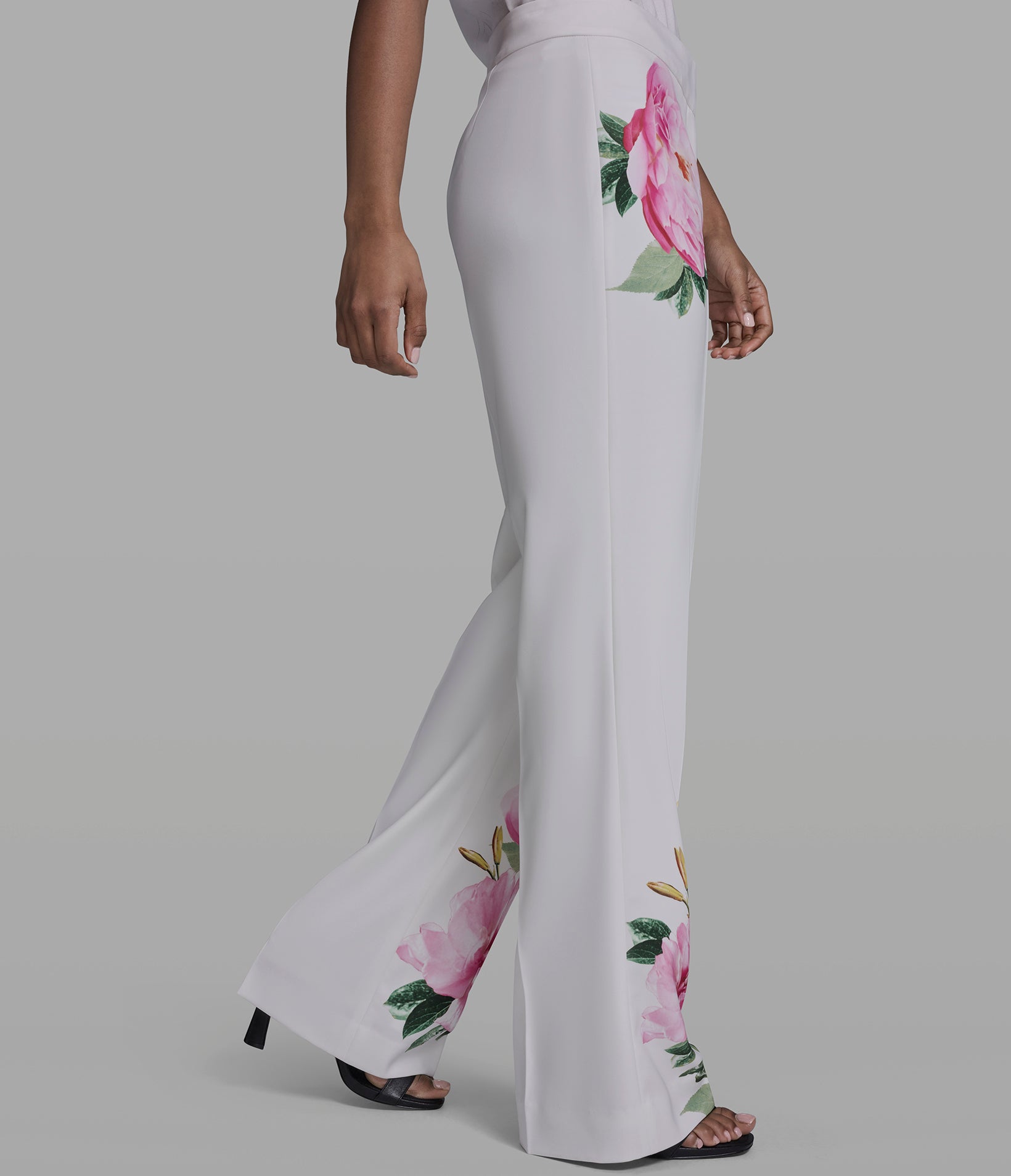 FLORAL STRAIGHT LEG  PANT VIEW 3 | New Women's Clothing