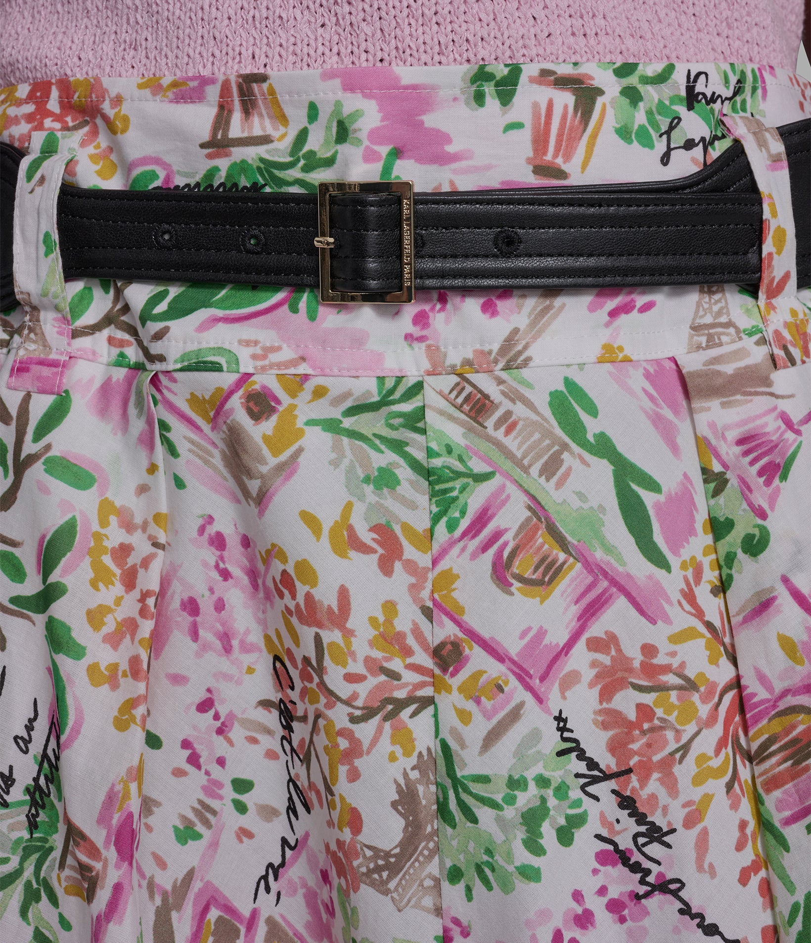 BELTED FLORAL POPLIN MIDI SKIRT VIEW 6 | New Arrivals