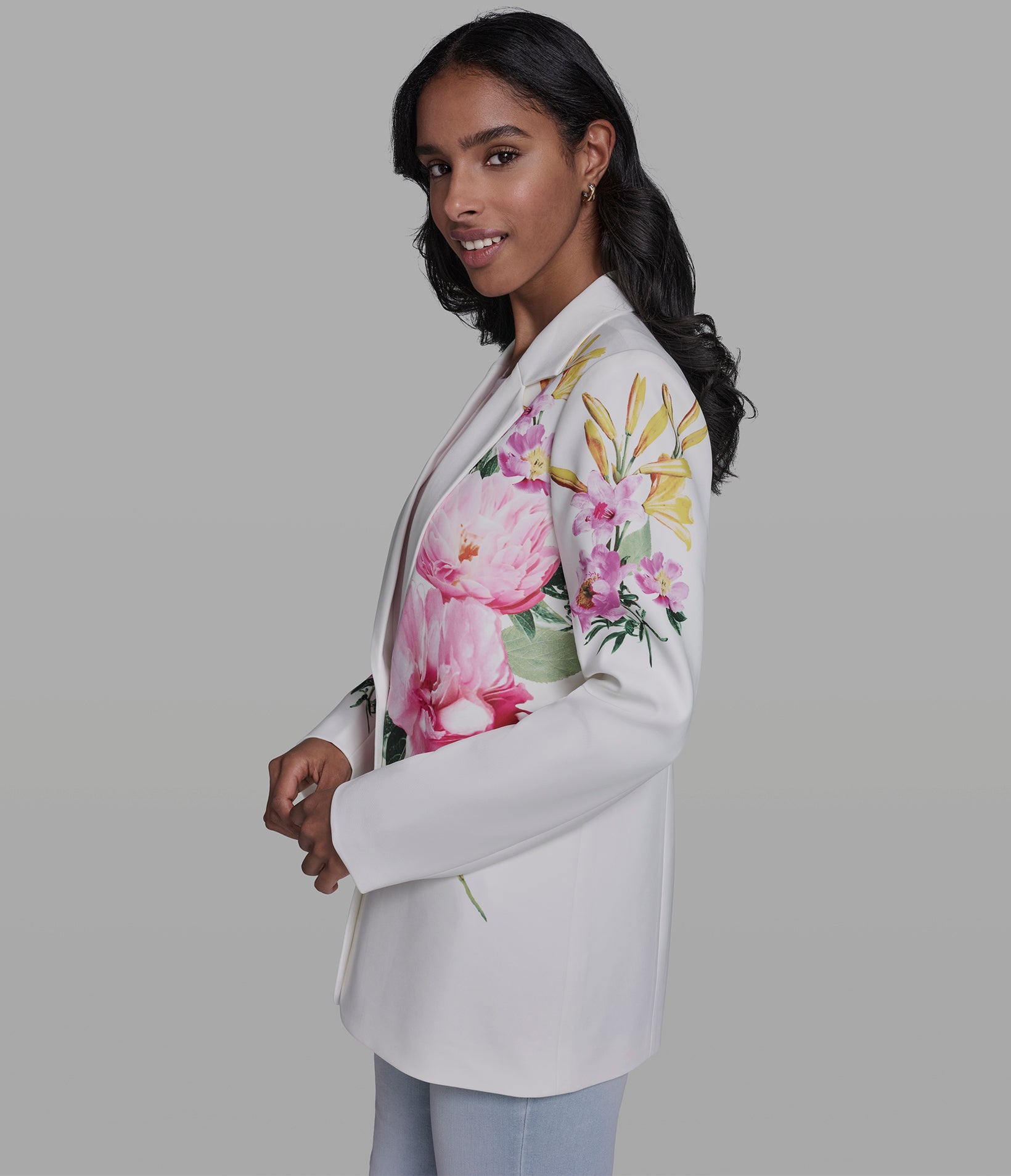 FLORAL BLAZER VIEW 4 | New Women's Clothing