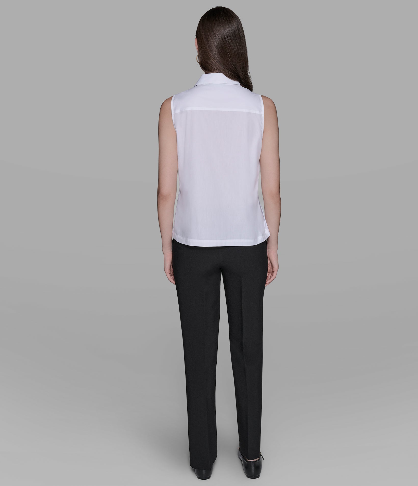 SLEEVELESS WOVEN TOP View 2 | WOMEN'S FALL COLLECTION