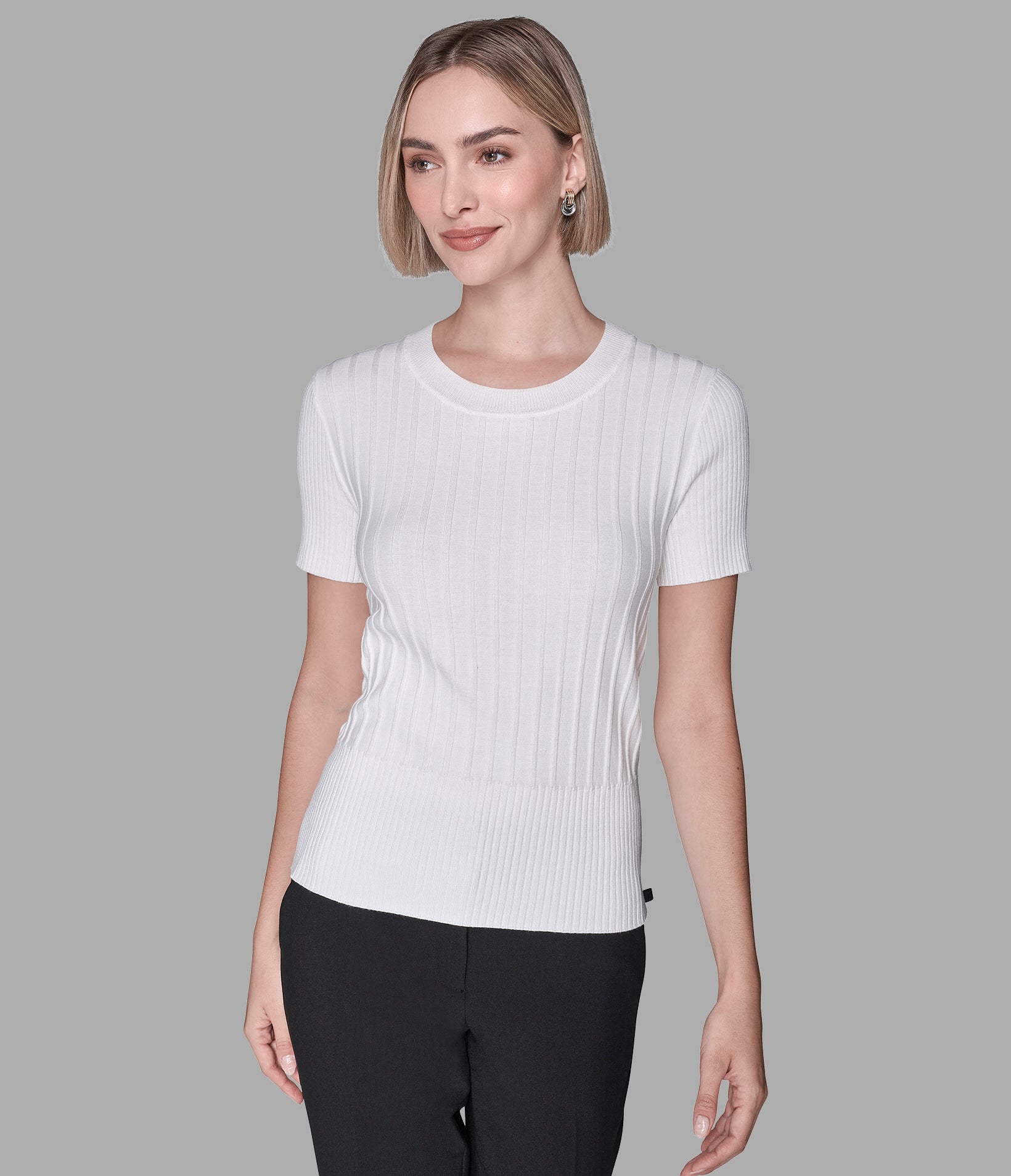 SHORT SLEEVE SWEATER SHELL View 1 | Women's Tops & Sweaters