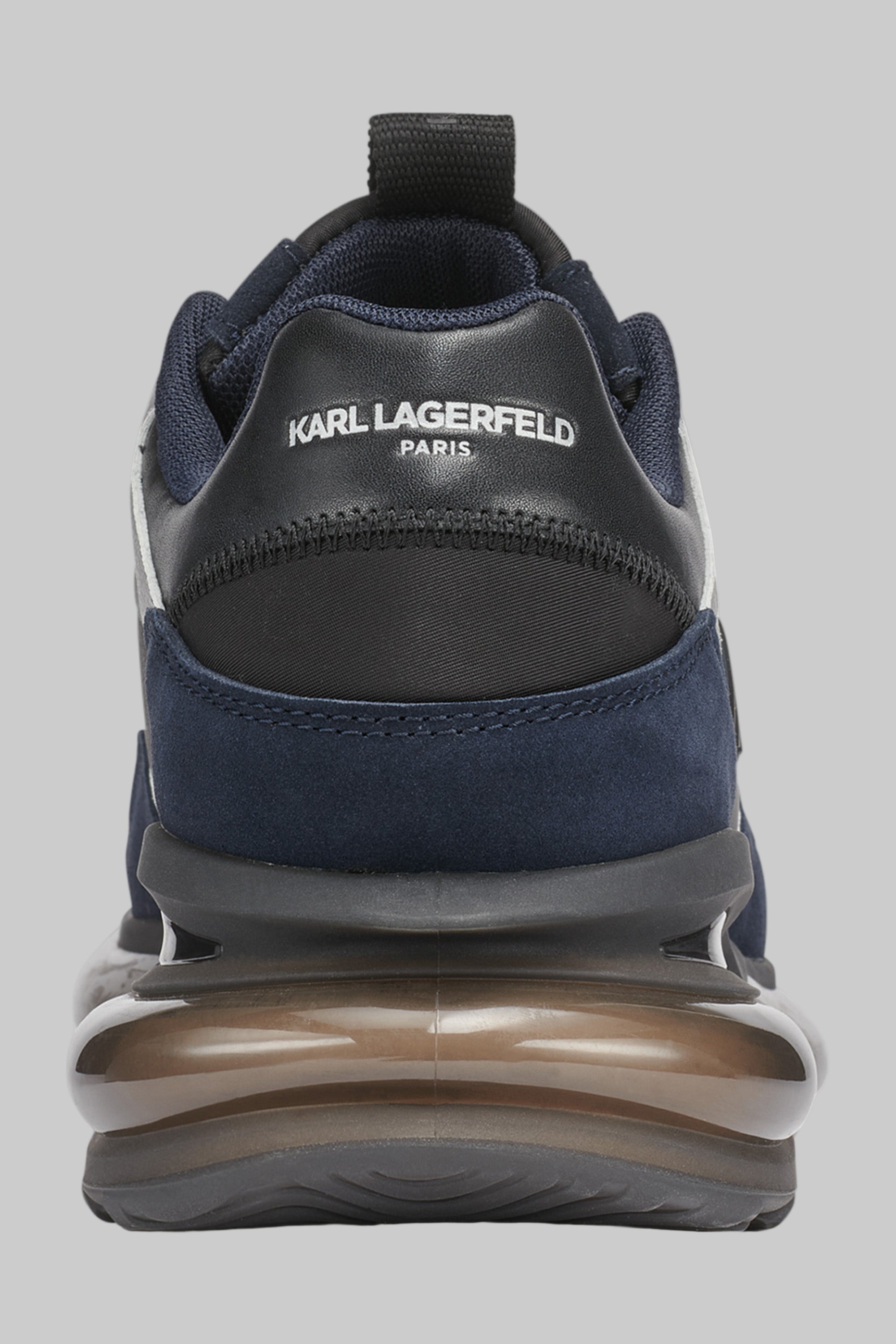 MIXED MEDIA SNEAKER WITH KARL LOGO VIEW 3 | Men's Shoes