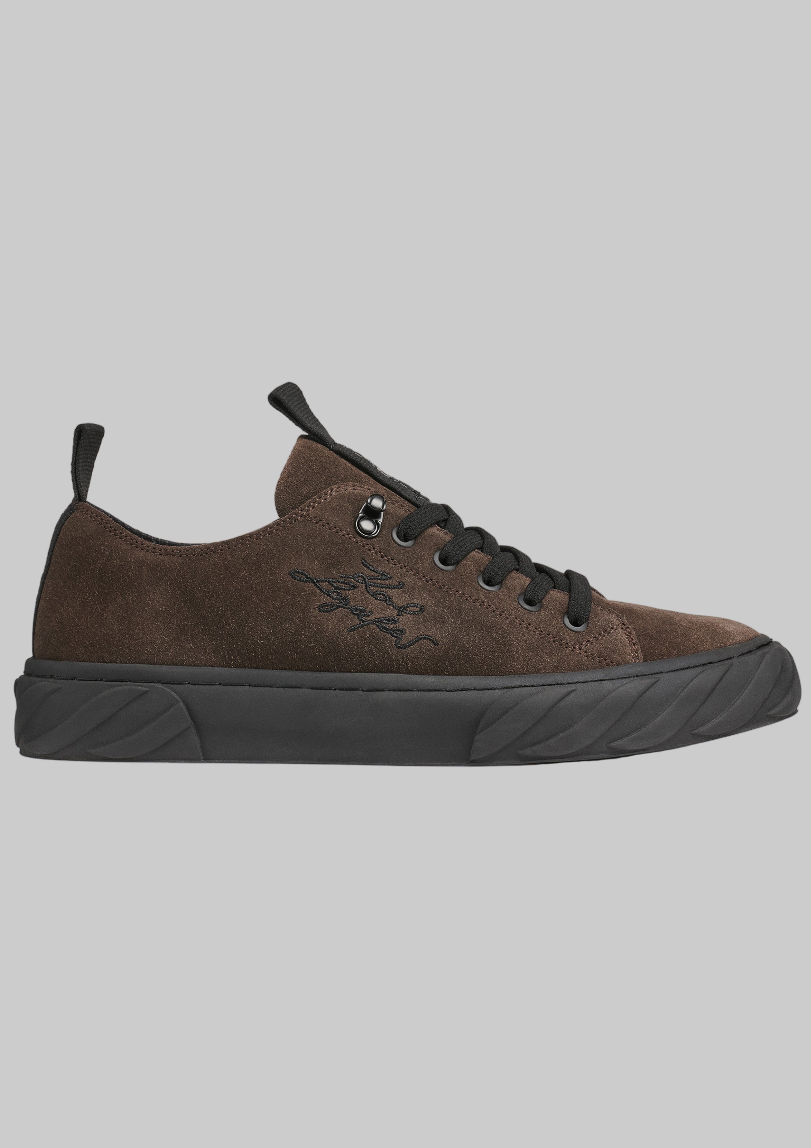 LOW PROFILE SUEDE SNEAKER WITH SIDE LOGO View 1 | Men's Shoes