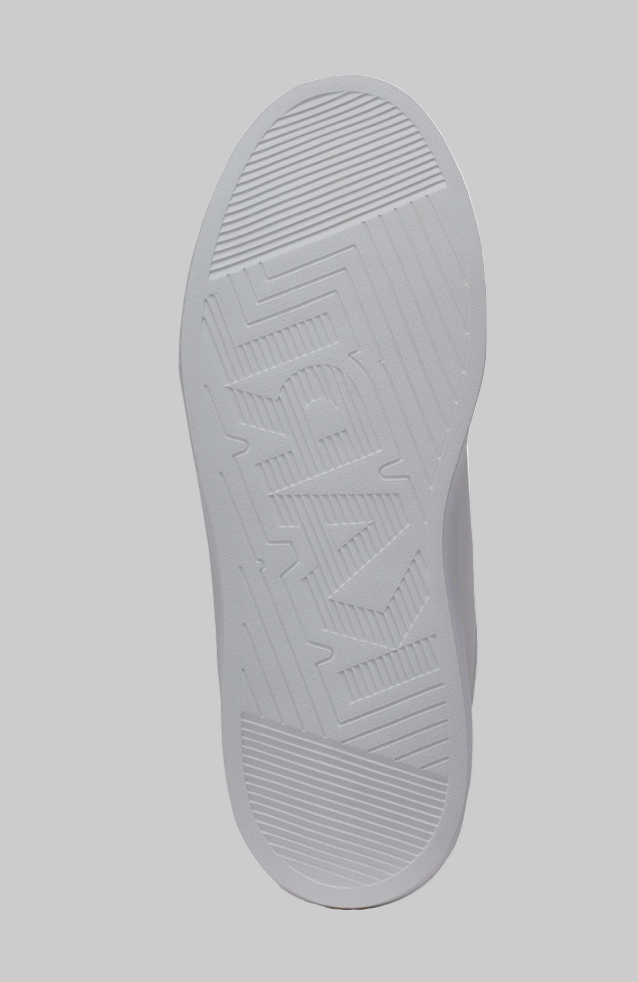 LEATHER SNEAKER WITH SIDE KARL LOGO PATCH VIEW 5 | Men's Shoes