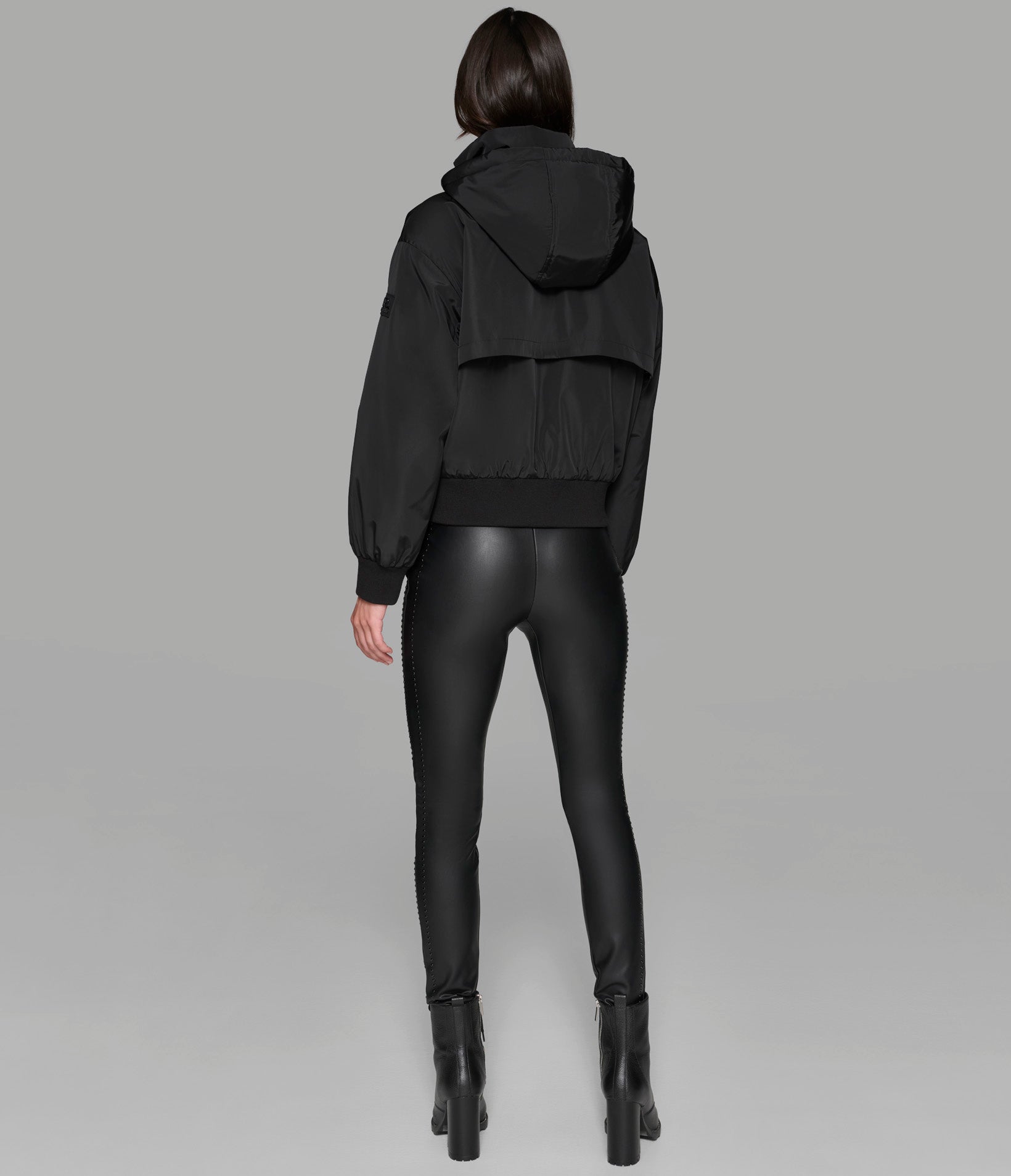 CROPPED LOGO BOMBER JACKET View 2 | Jackets & Coats Sale