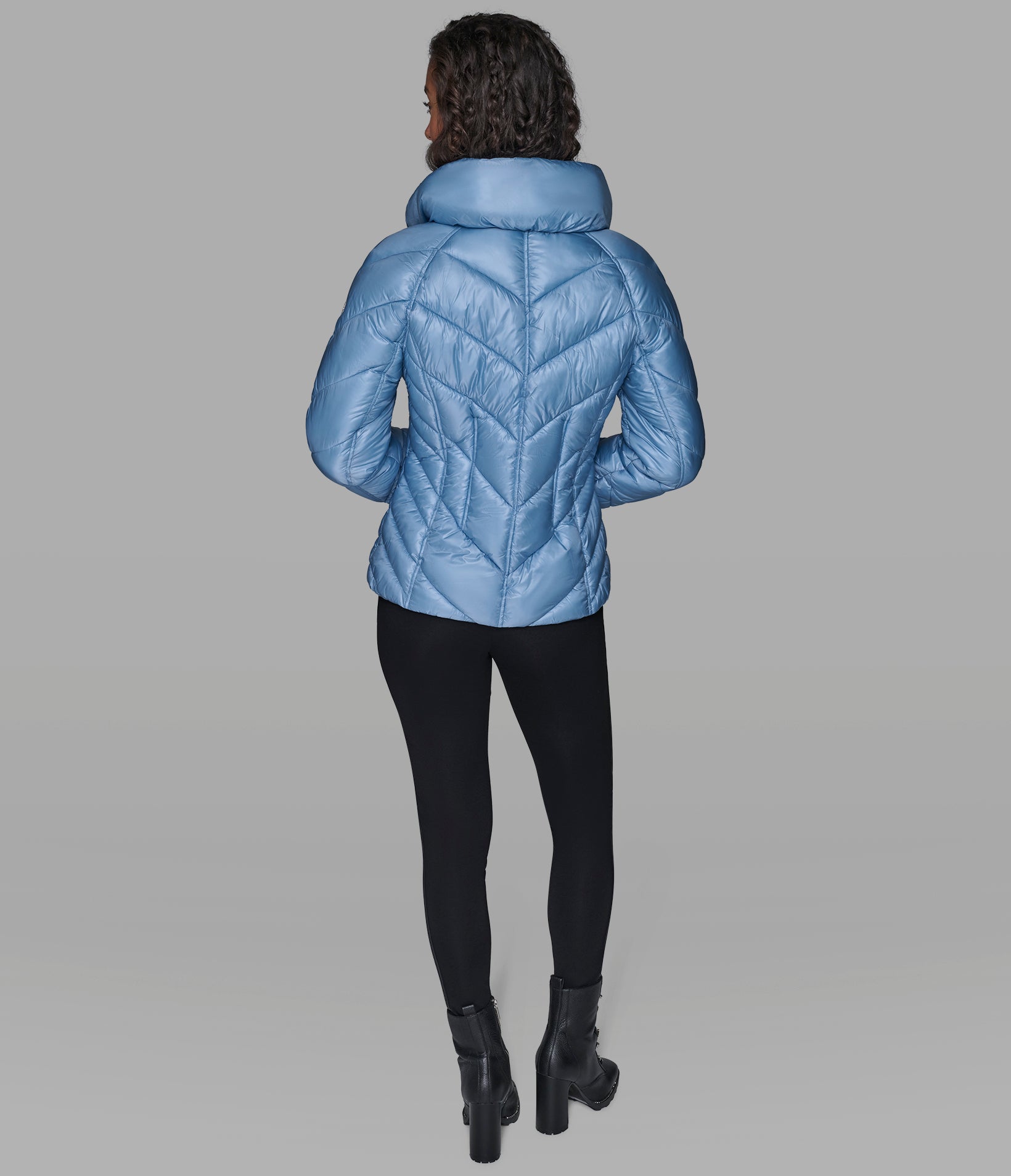 PILLOW COLLAR PUFFER JACKET View 2 | Jackets & Coats Sale