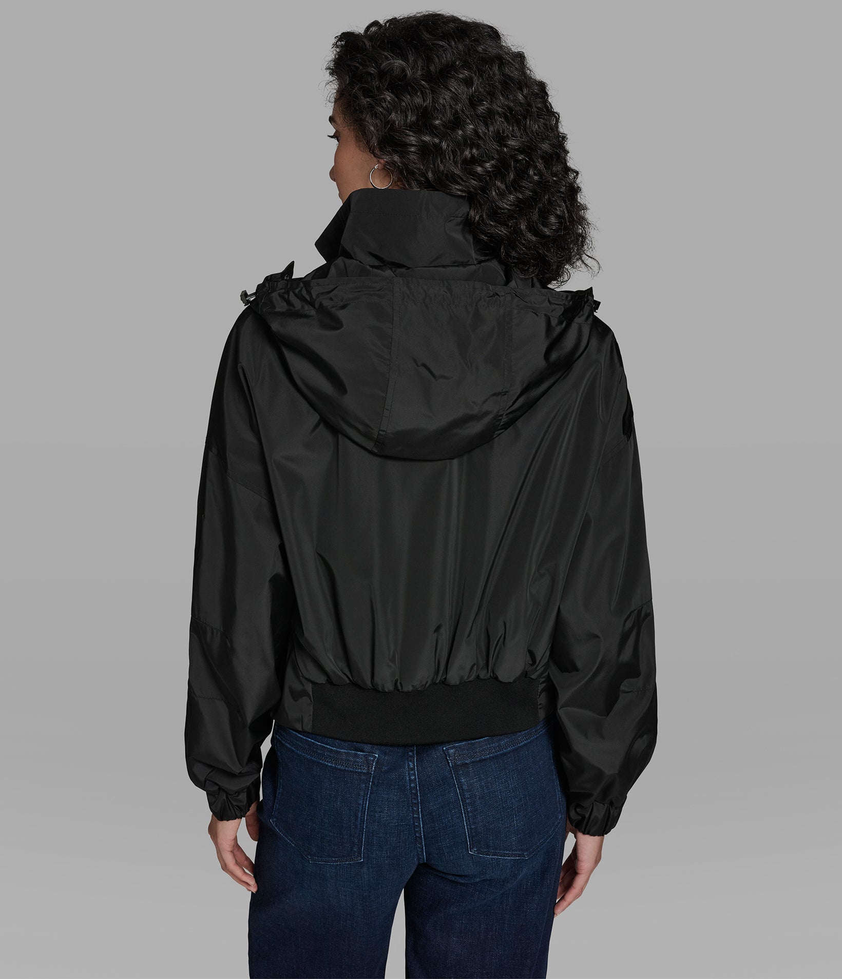 CROPPED LOGO WINDBREAKER View 2 | New Women's Clothing