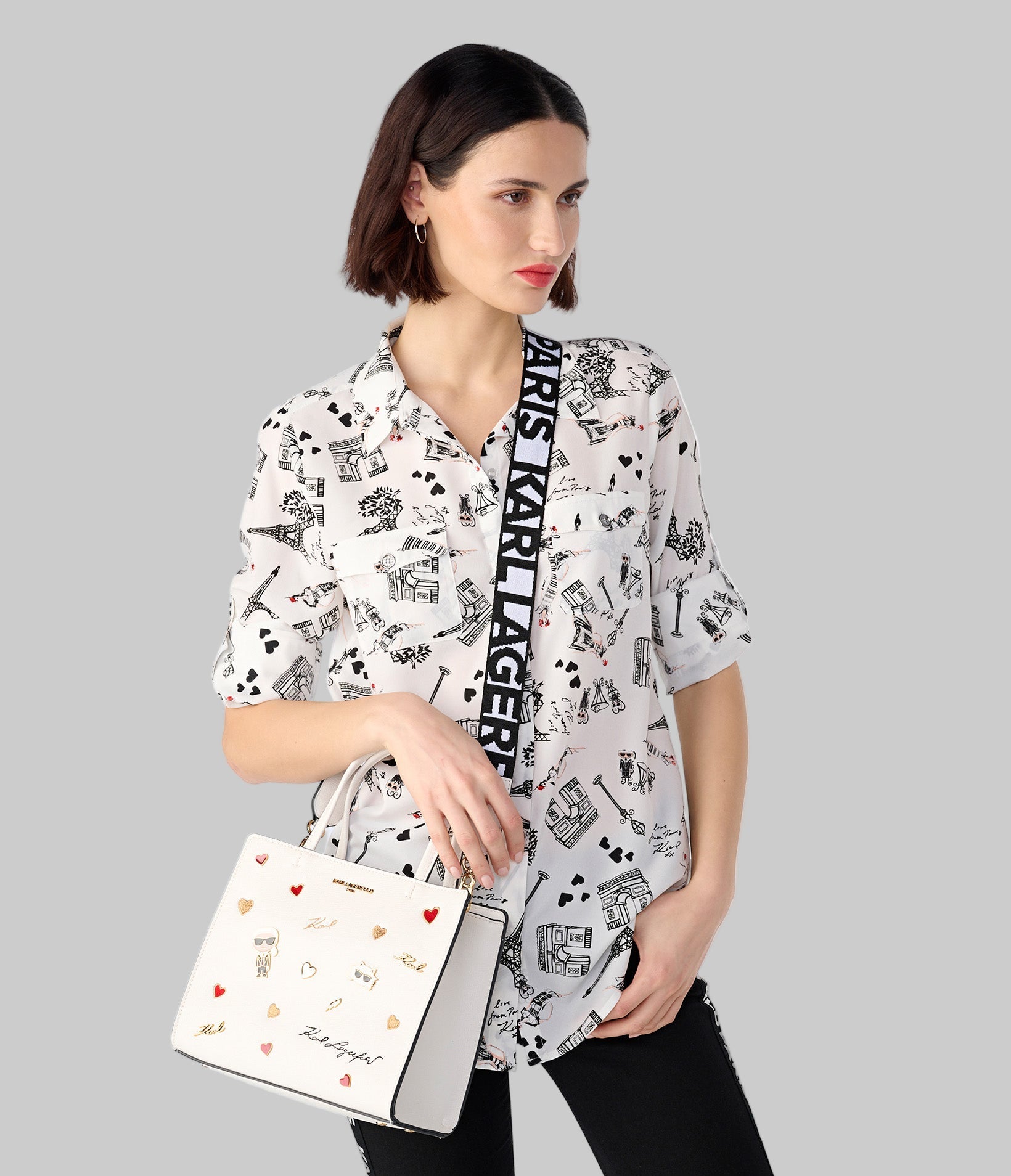 MAYBELLE DUO TOP HANDLE SATCHEL VIEW 4 | Women's Bags