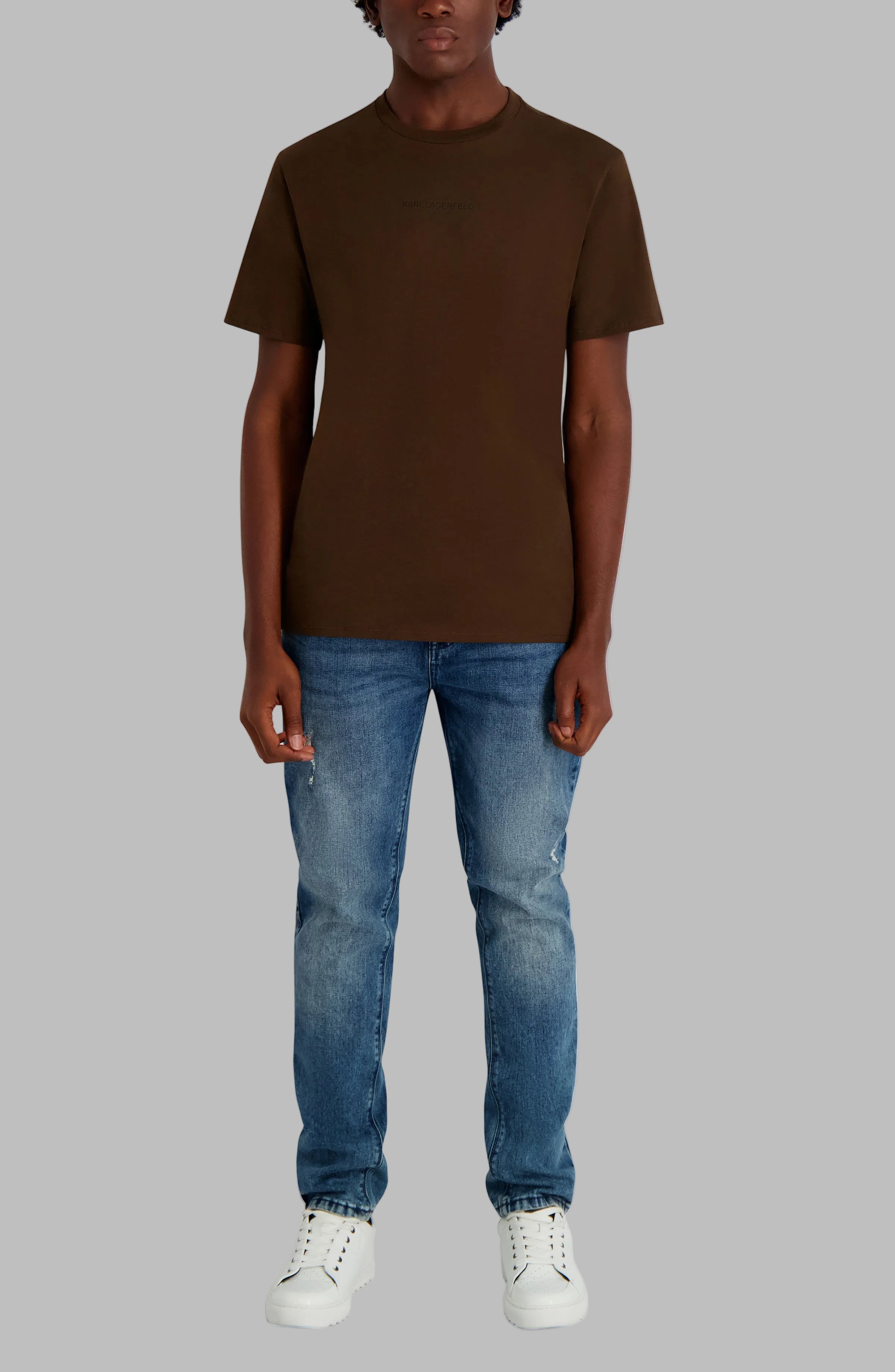 KARL CHEST LOGO TEE VIEW 4