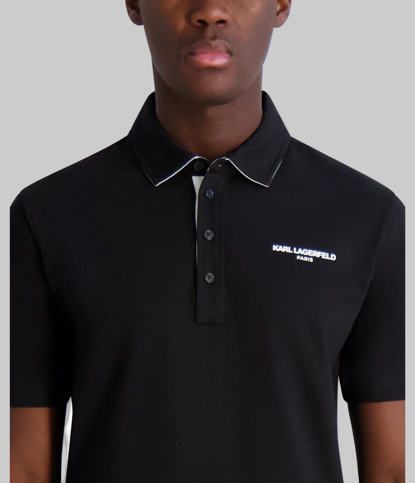 LOGO POLO WITH PLACKET DETAIL VIEW 5 | Gifts For Him