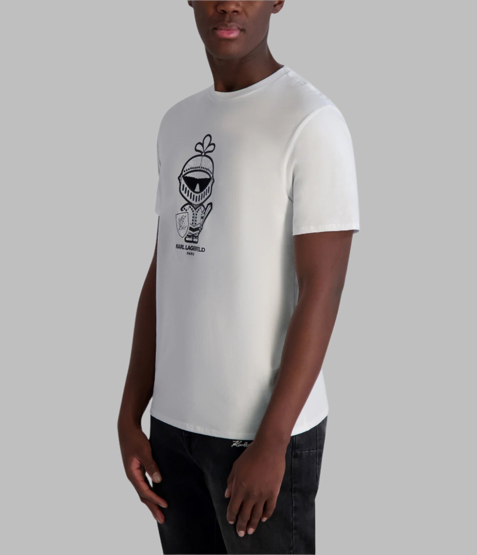 TEXTURED KARL ARMOUR TEE View 2 | Men's Tees & Polos