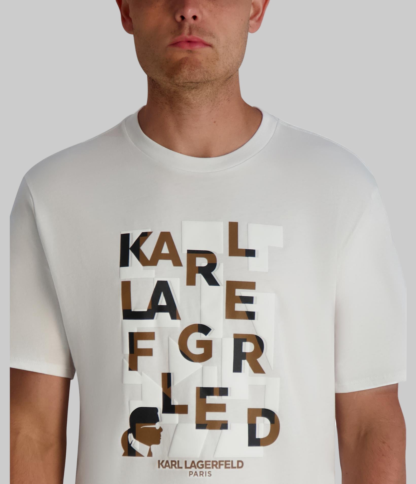 KARL STACKED LOGO TEE VIEW 5 | Men's Clothing