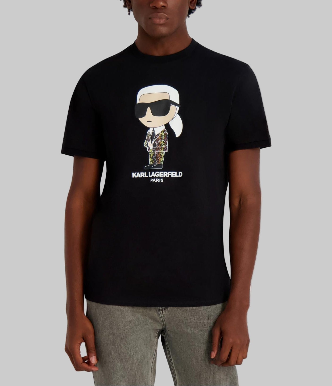 KARL WITH CAMO SUIT TEE View 1 | Men's Clothing