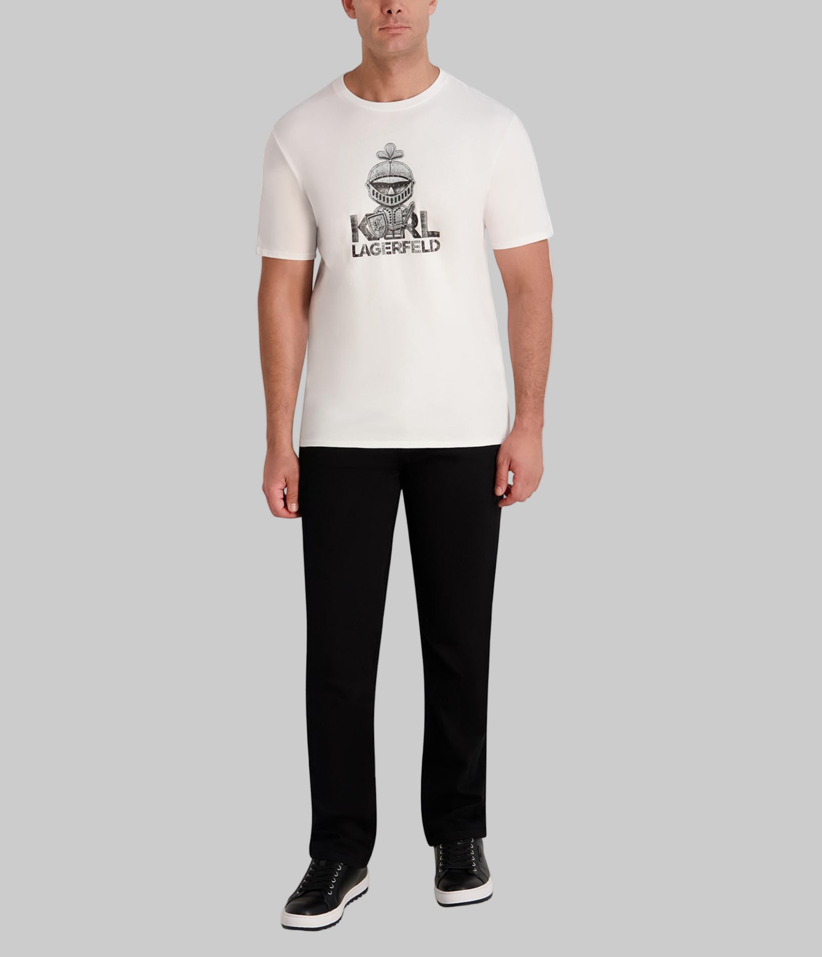 ARMOR KARL WITH SIGNATURE SHIELD TEE VIEW 4 | Men's Tees & Polos