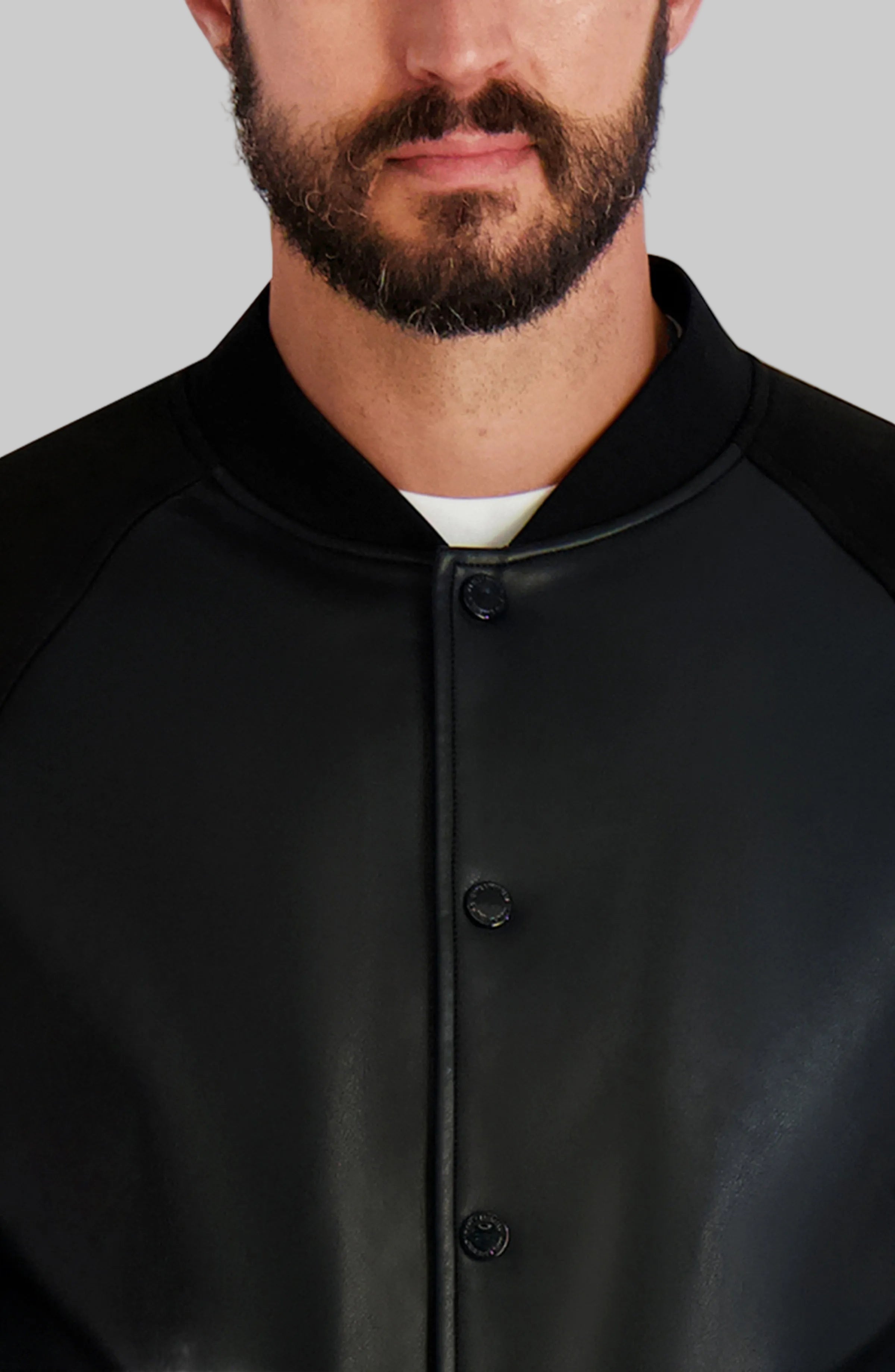 RAGLAN BOMBER WITH SNAP BUTTONS VIEW 4