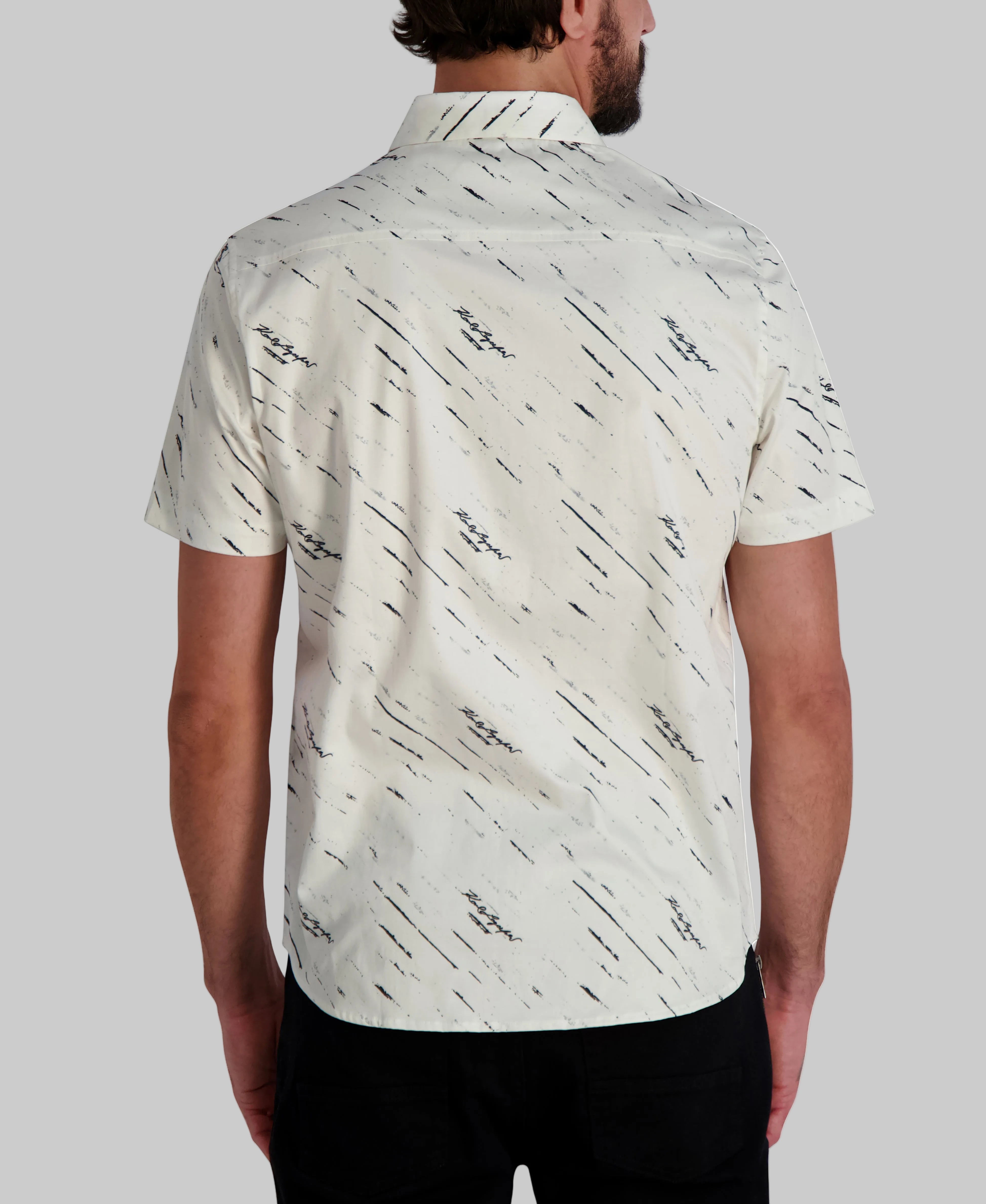 SHORT SLEEVE BUTTON FRONT SHIRT View 2 | Men's Sweaters & Shirts