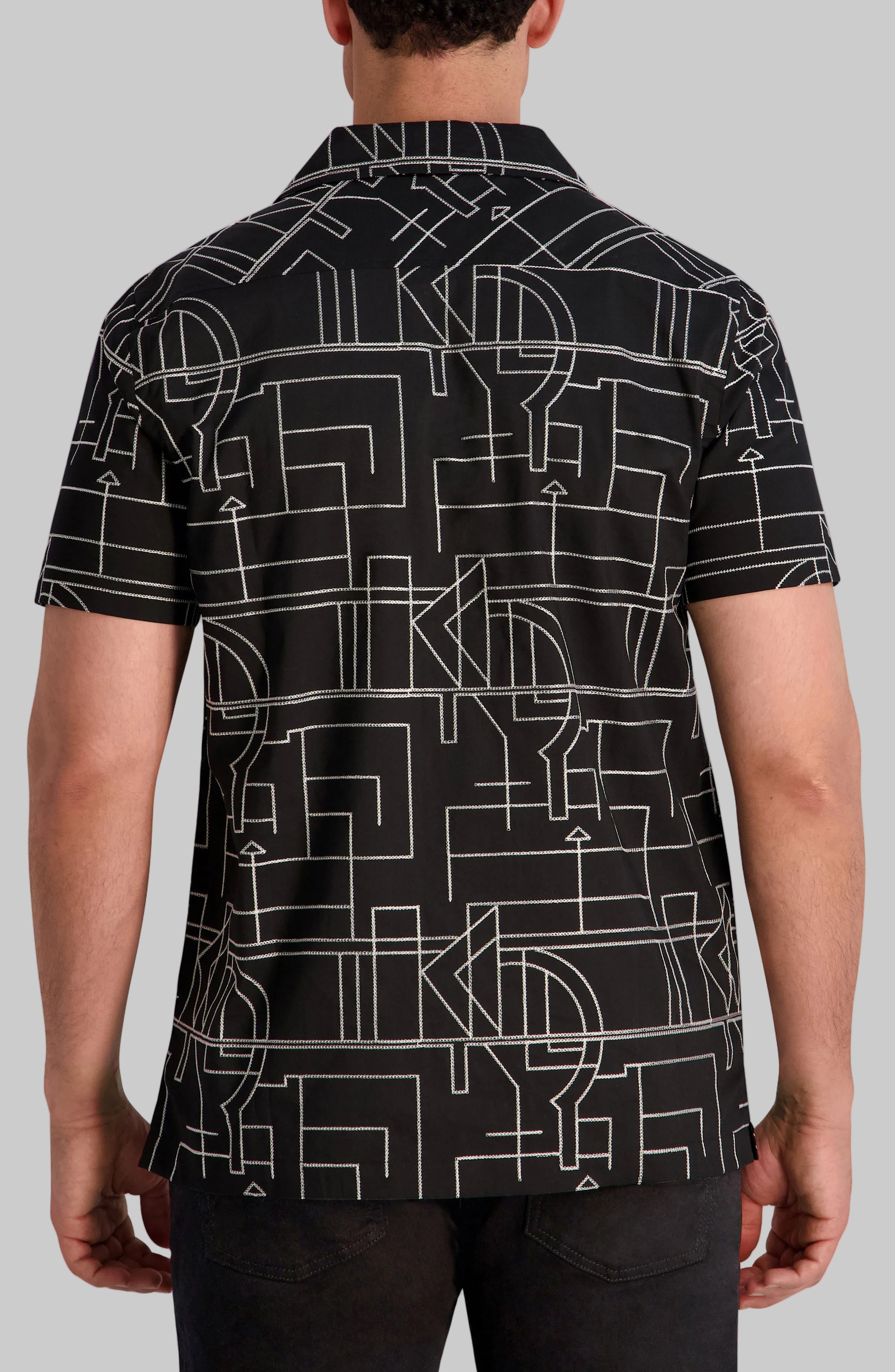 SHORT SLEEVE CAMP SHIRT View 2 | Men's Sweaters & Shirts