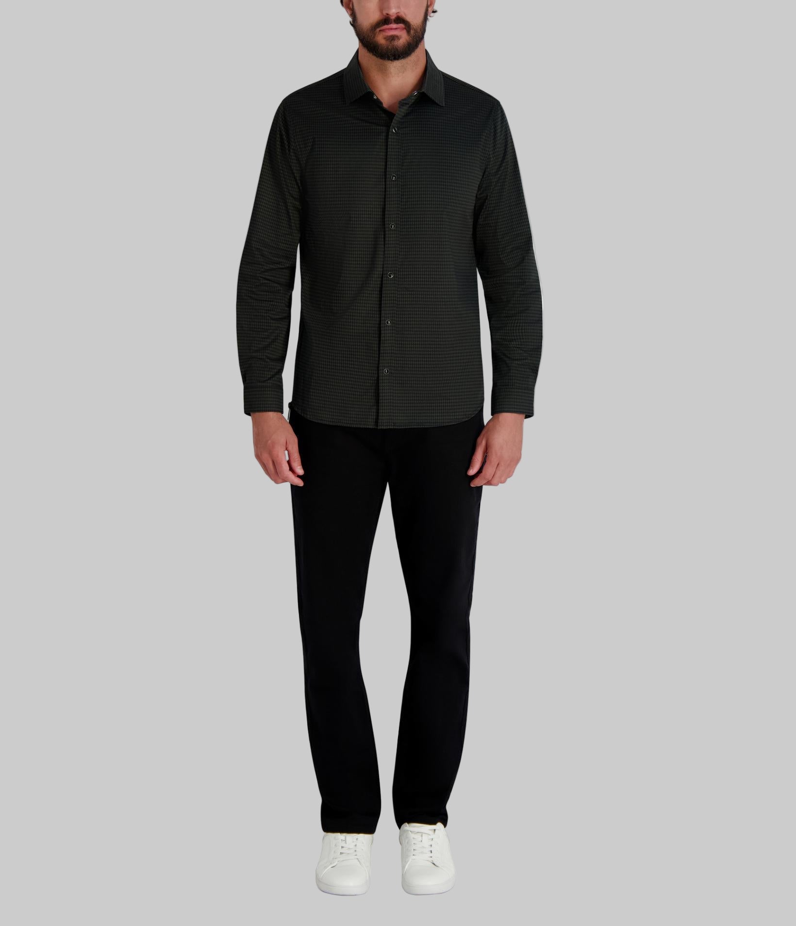 KARL TOOTH PRINT SHIRT VIEW 4 | Men's Clothing