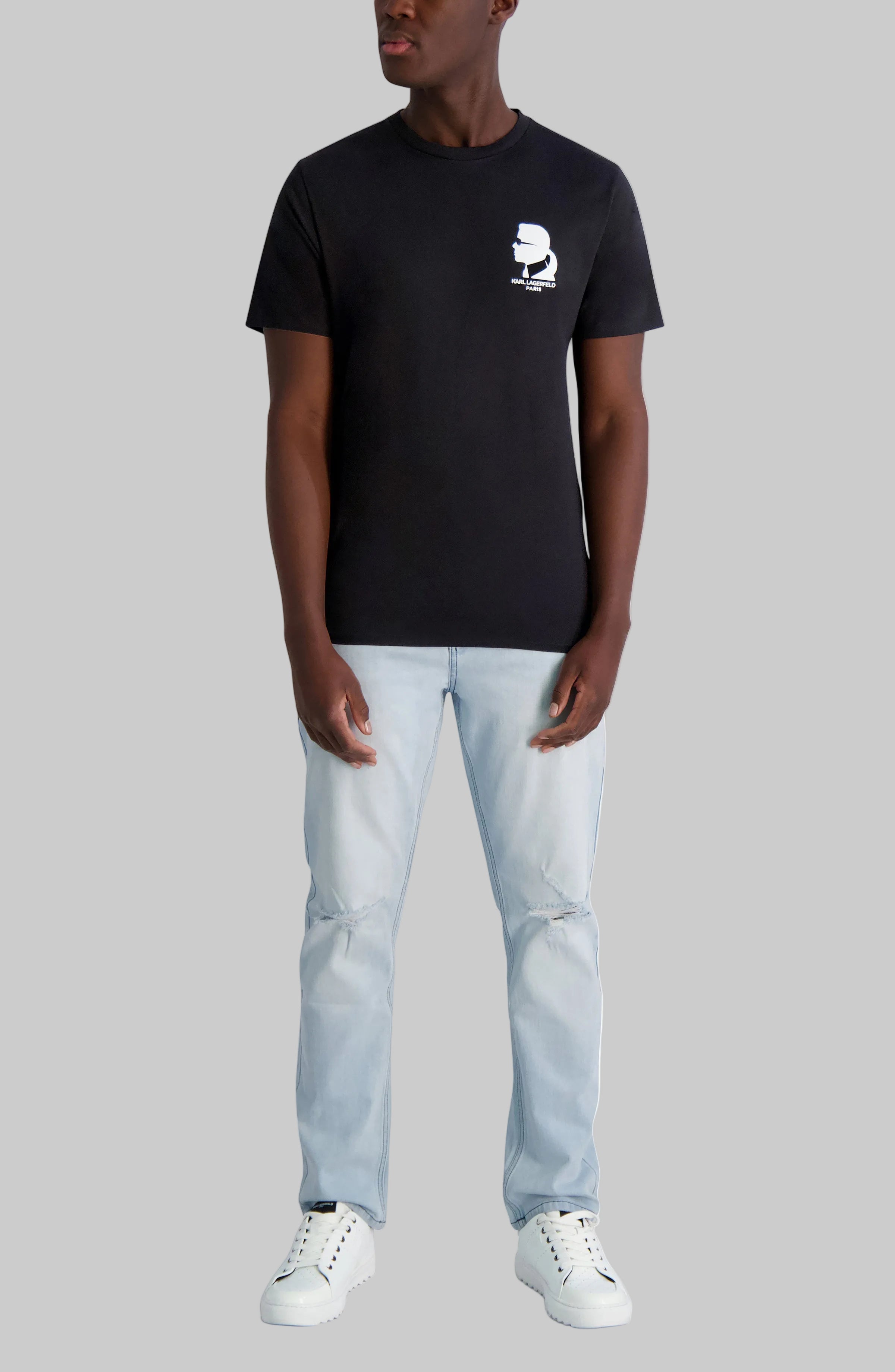 MINI KARL CHEST LOGO TEE VIEW 4