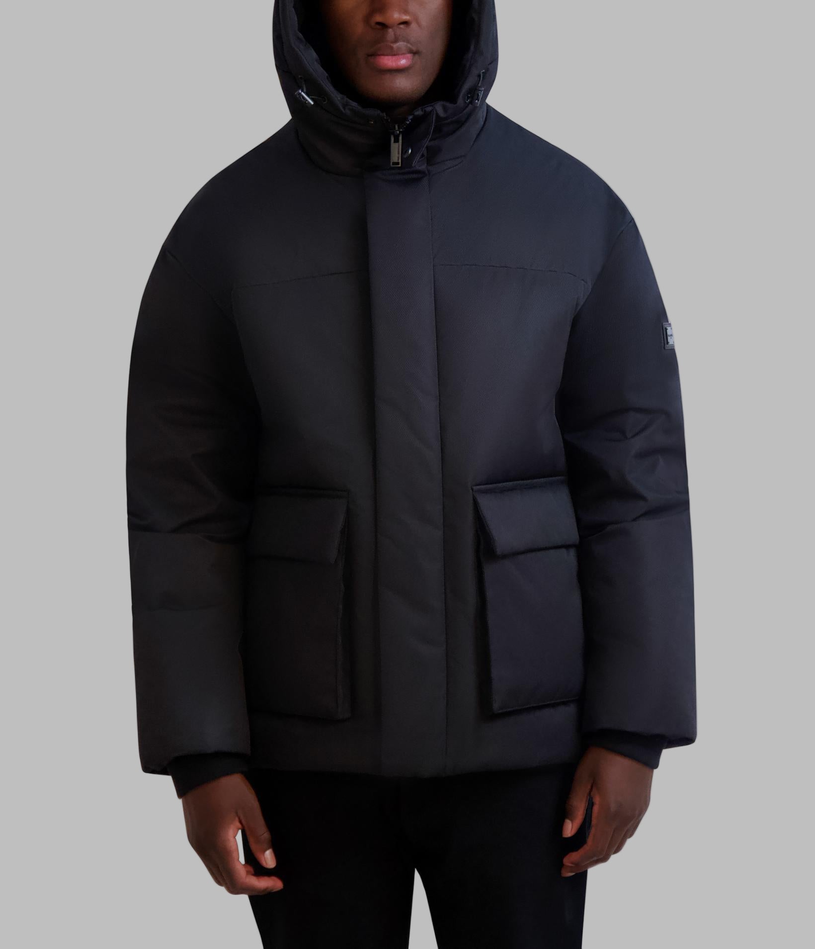 HOODED SHORT PUFFER VIEW 4 | Men's Clothing