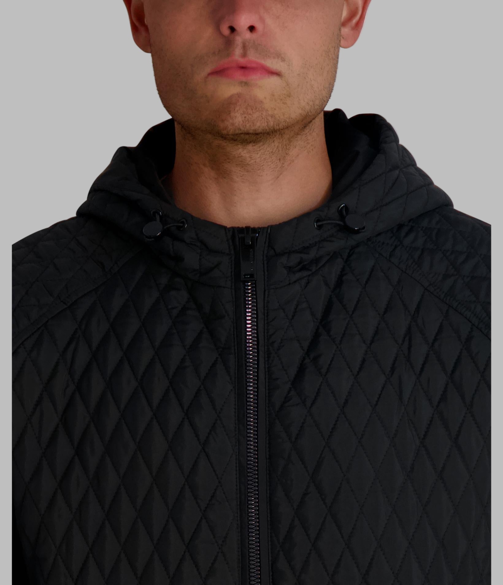 HOODED QUILTED BOMBER JACKET VIEW 5 | New Men's Arrivals