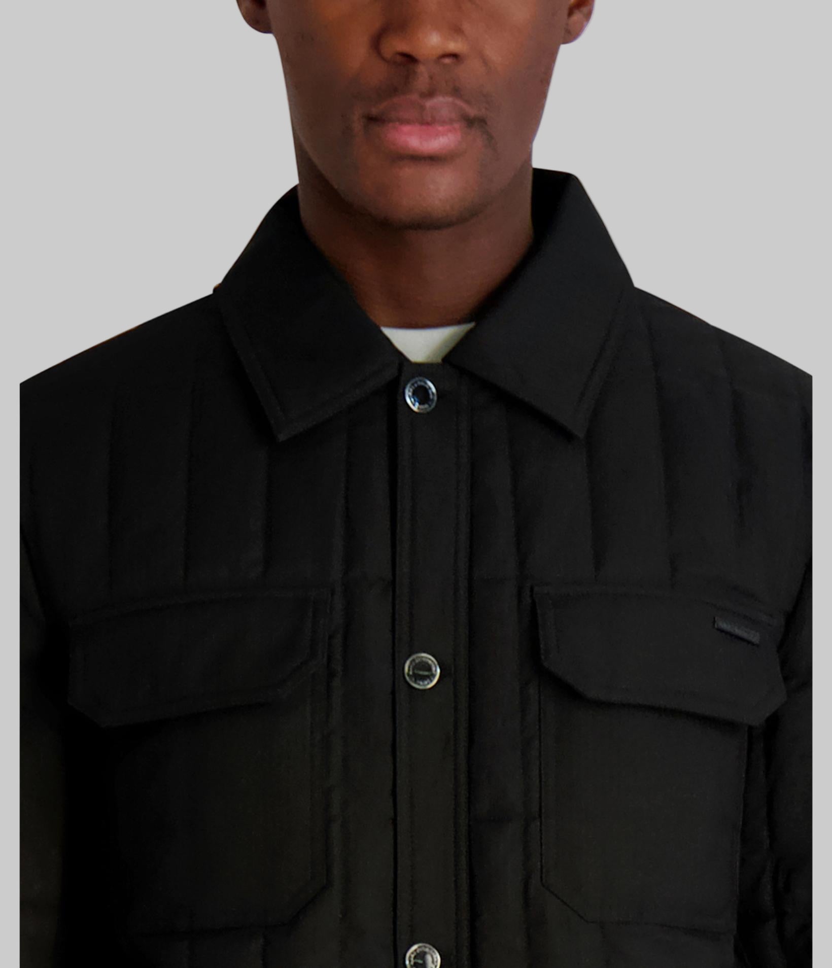 QUILTED SHIRT JACKET VIEW 5 | Men's Coats & Jackets
