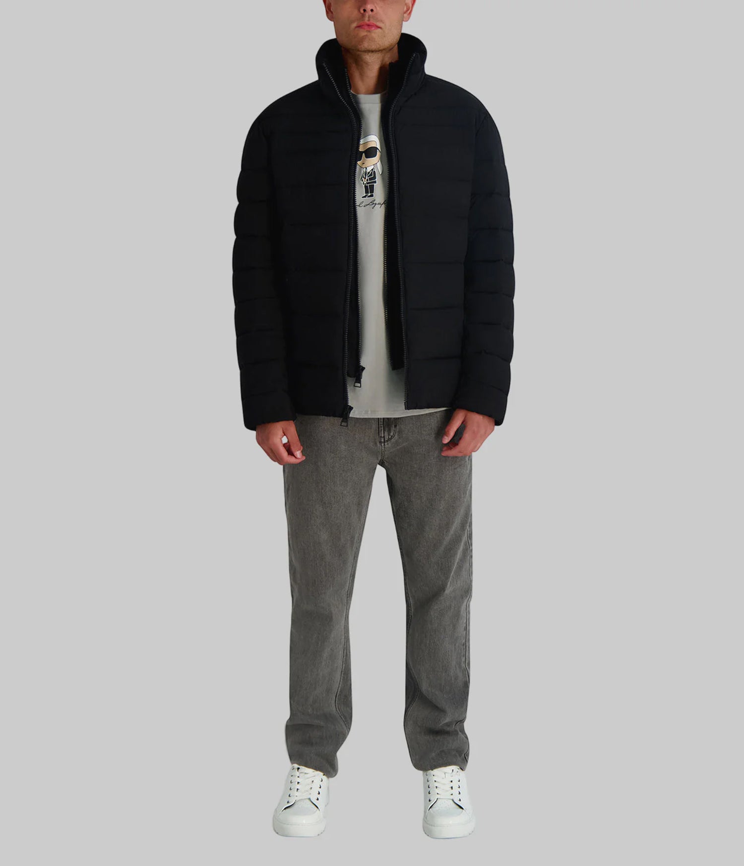 MID WEIGHT STAND COLLAR PUFFER VIEW 4 | MEN'S FALL COLLECTION