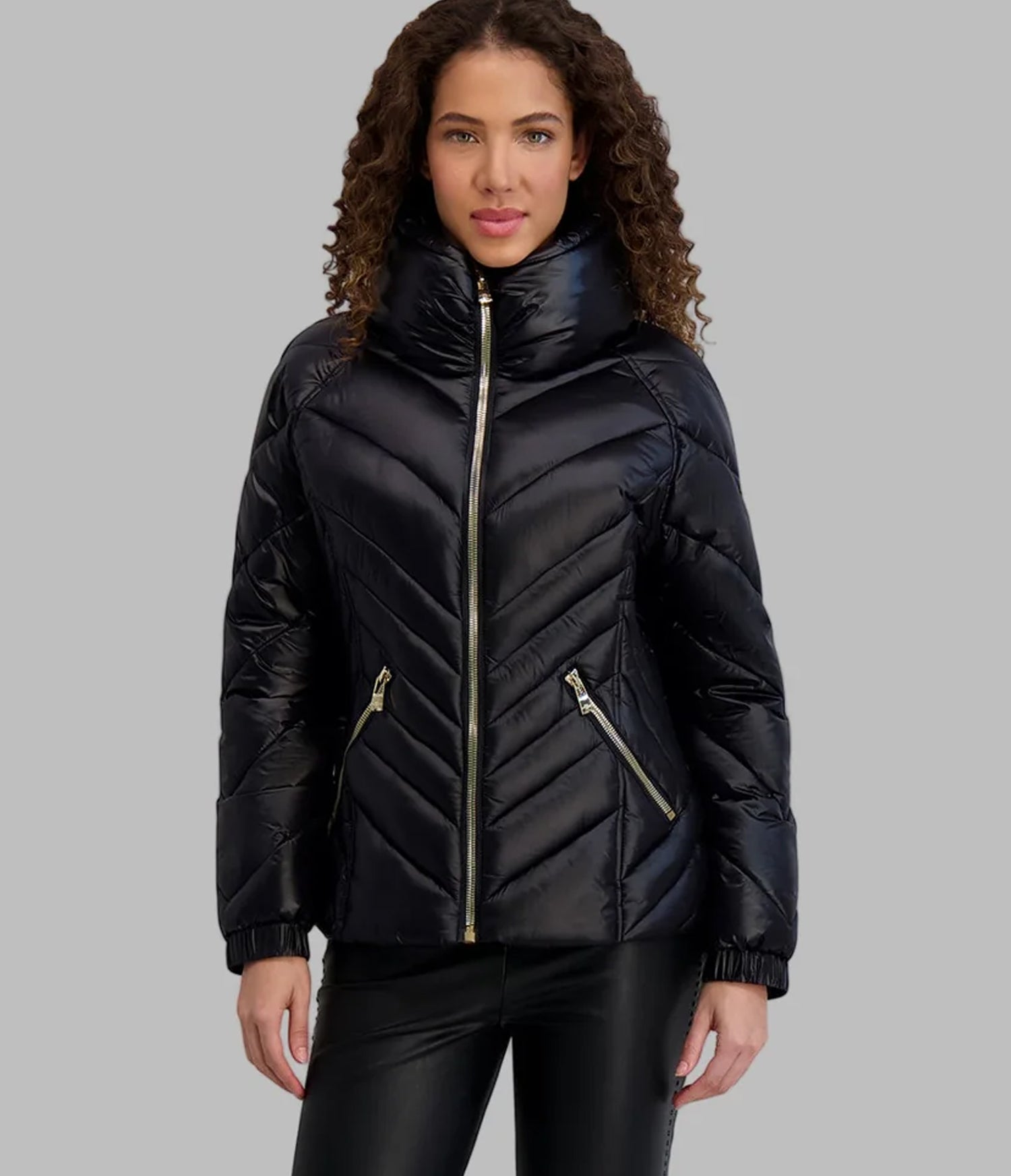 PILLOW COLLAR PUFFER JACKET View 1 | Jackets & Coats Sale