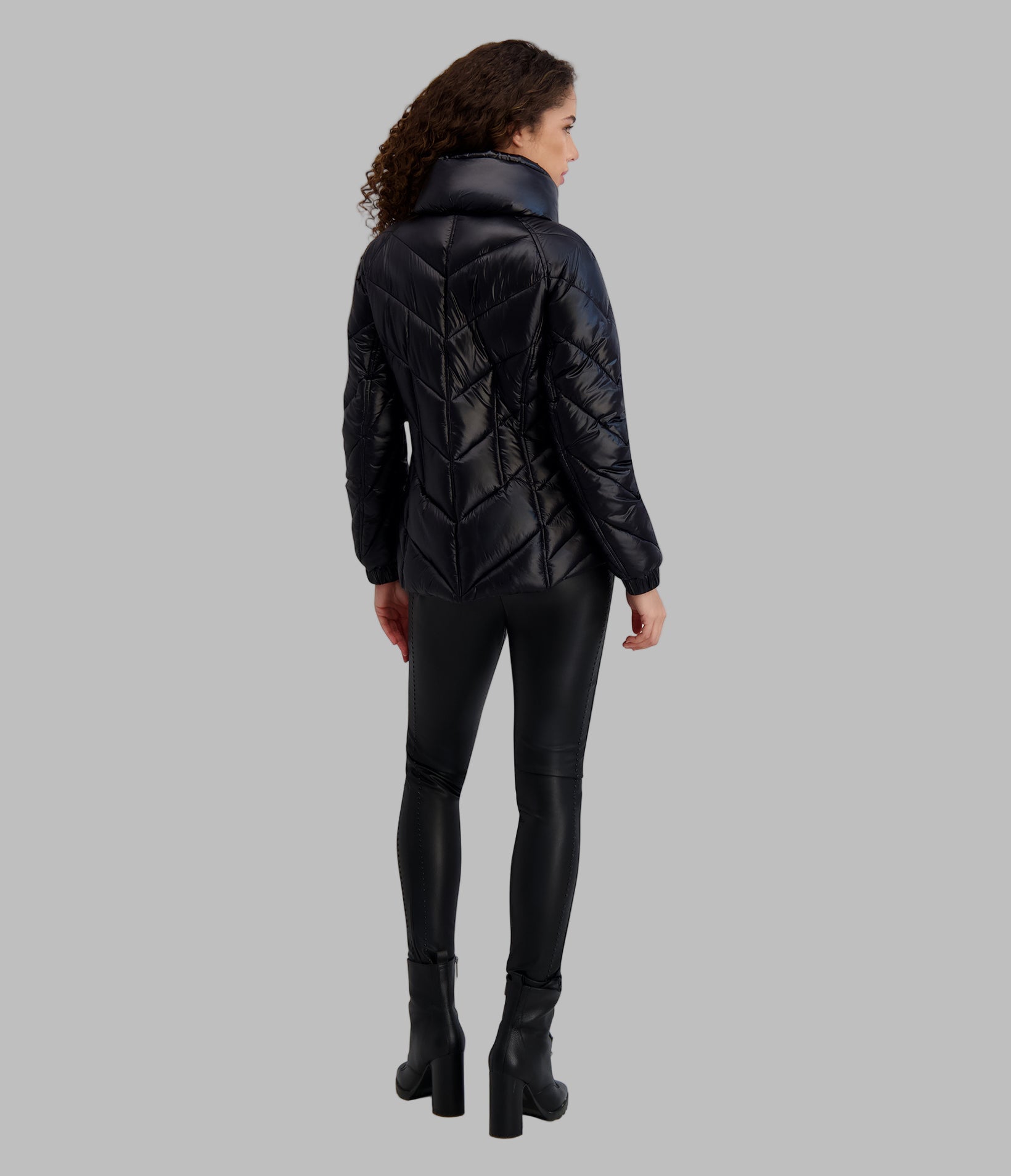 PILLOW COLLAR PUFFER JACKET View 2 | Jackets & Coats Sale