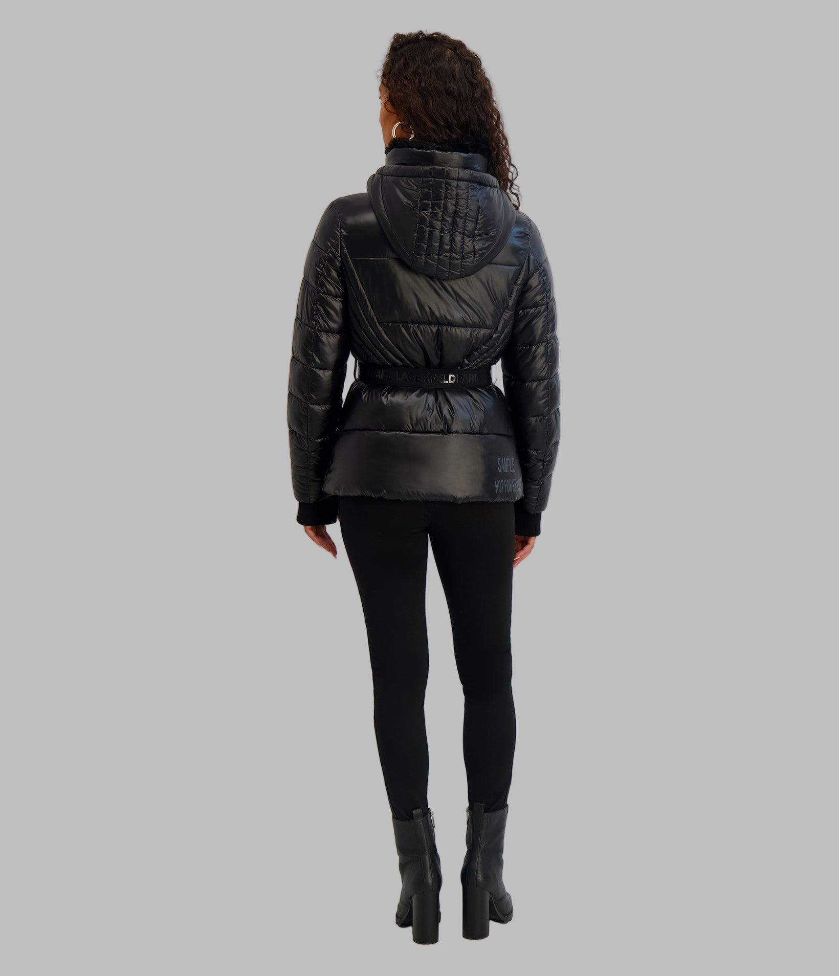 SHORT BELTED PUFFER JACKET View 2 | Jackets & Coats Sale