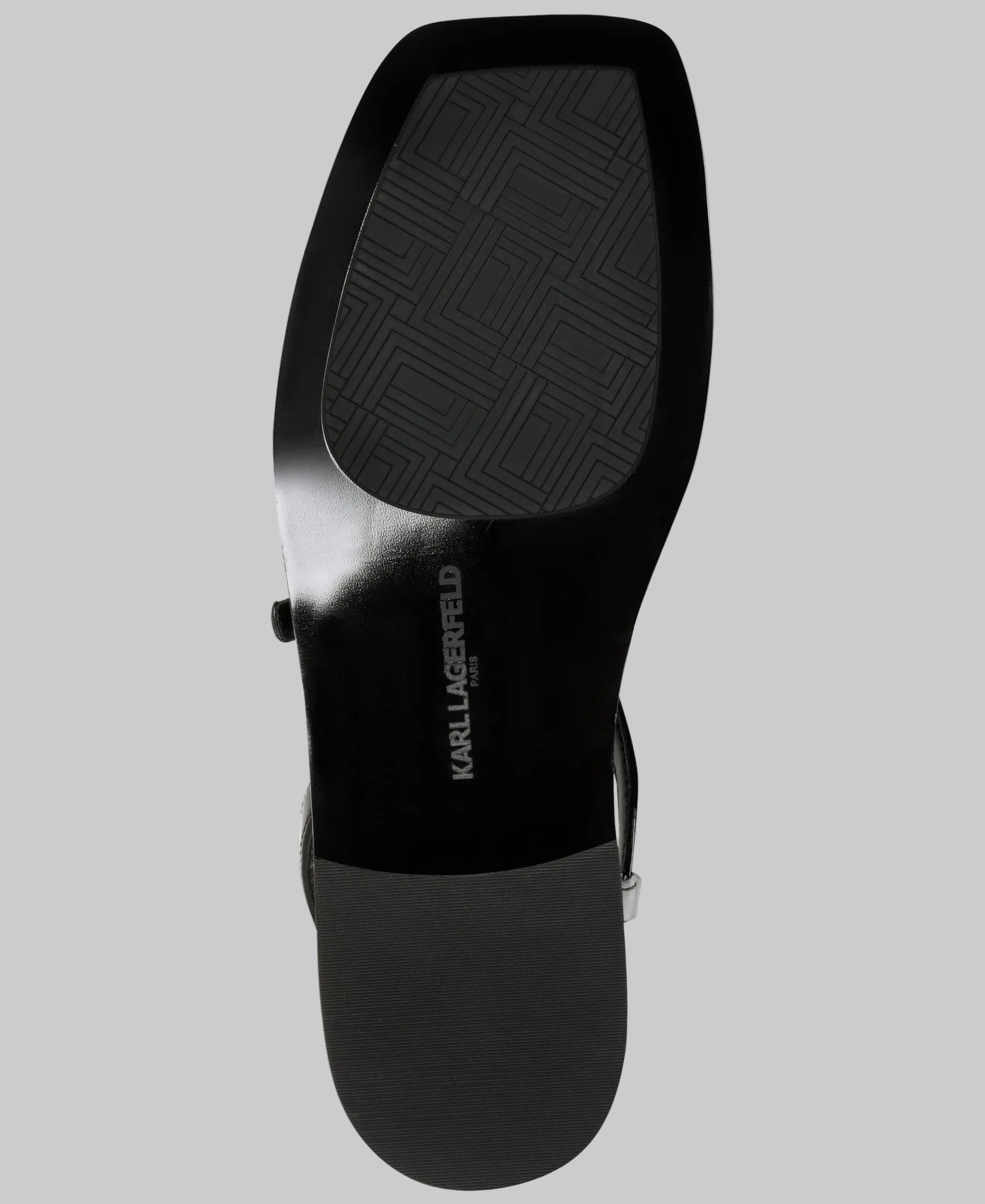 MIRAM SANDAL WITH GOLD KARL LOGO VIEW 5 | Women's Sandals