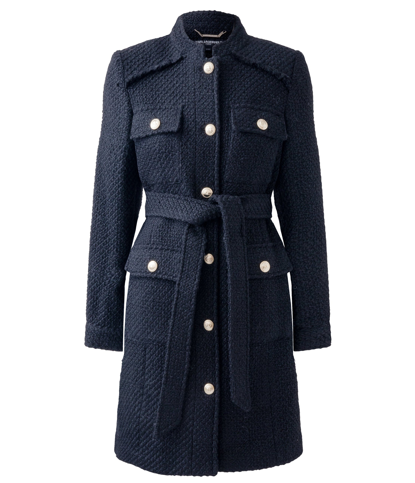 TWEED BELTED TOPPER View 2 | Jackets & Coats Sale